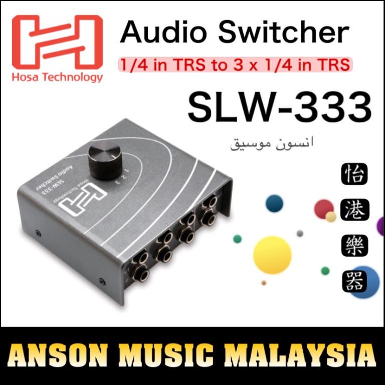 Hosa SLW-333 Audio Switcher (SLW333), Hobbies & Toys, Music