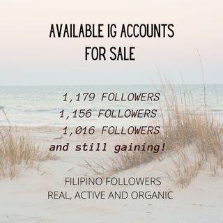 IG / Instagram Accounts For Sale