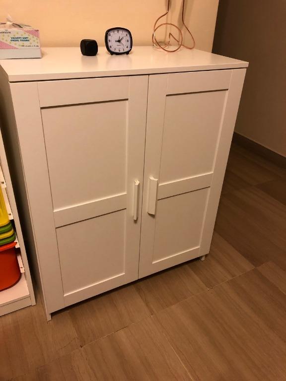 Ikea Brimnes Cabinet With Child Safety Lock Furniture Home Living Furniture Shelves Cabinets Racks On Carousell