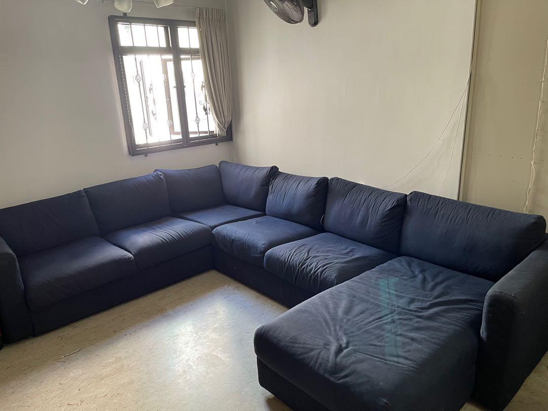 IKEA VIMLE L Shaped sofa, Furniture & Home Living, Furniture, Sofas