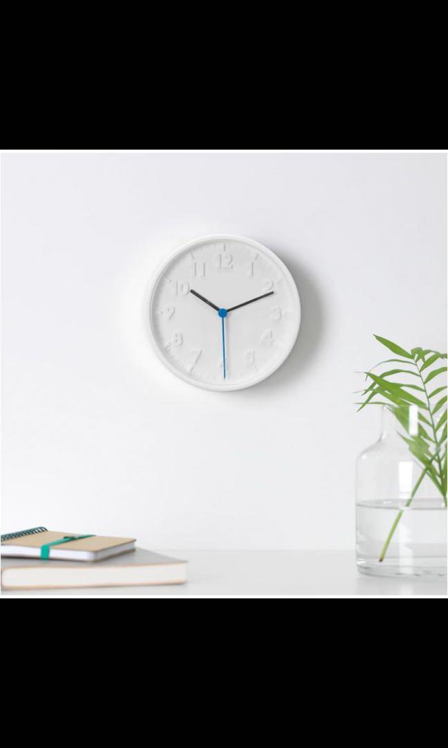 SÖNDRUM wall clock, low-voltage/white, 13 ¾ - IKEA