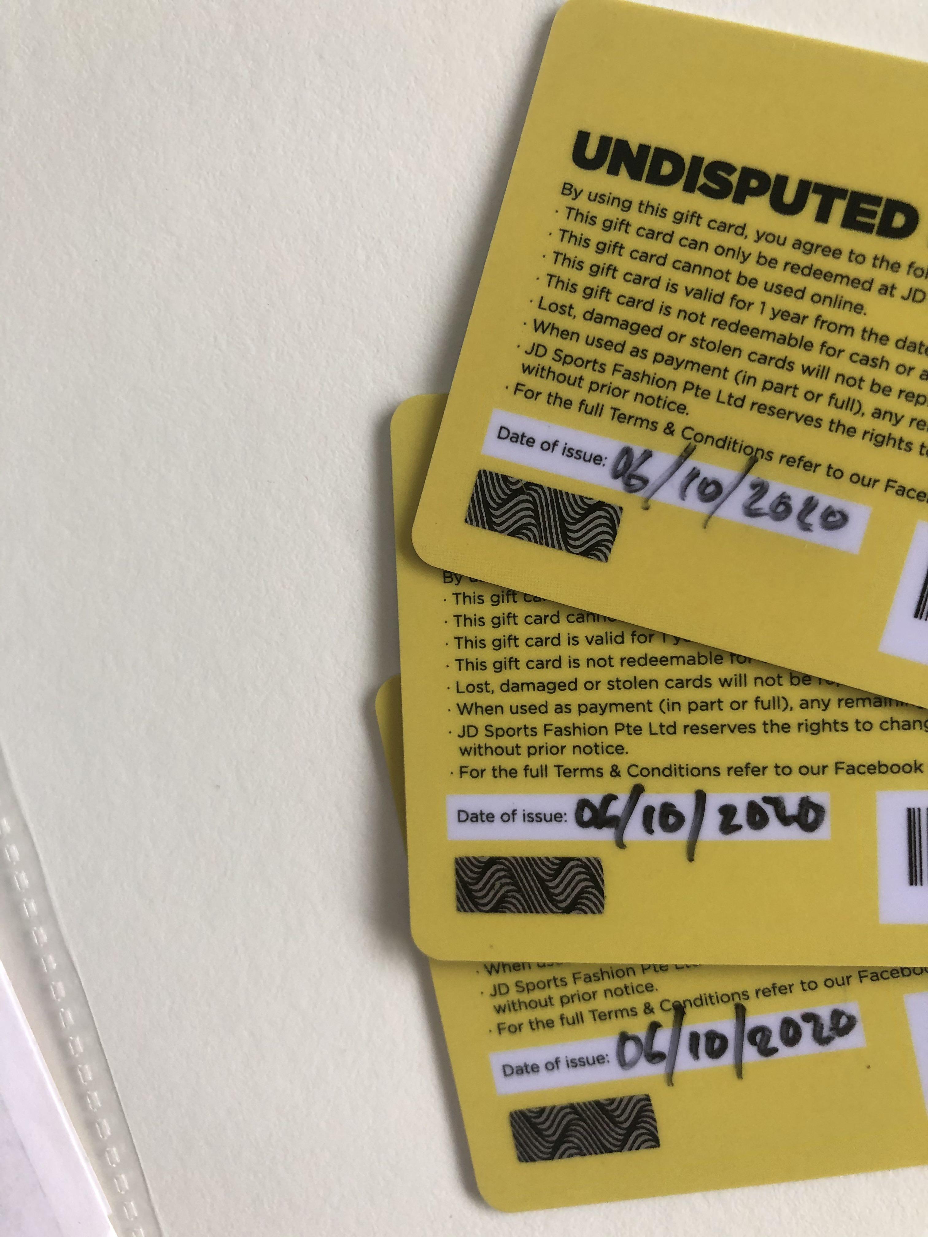 JD SPORTS Gift Card, Tickets & Vouchers, Vouchers on Carousell