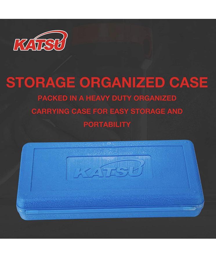 Katsu 10-Piece Brass Router Template Guide Socket Set with Case ...