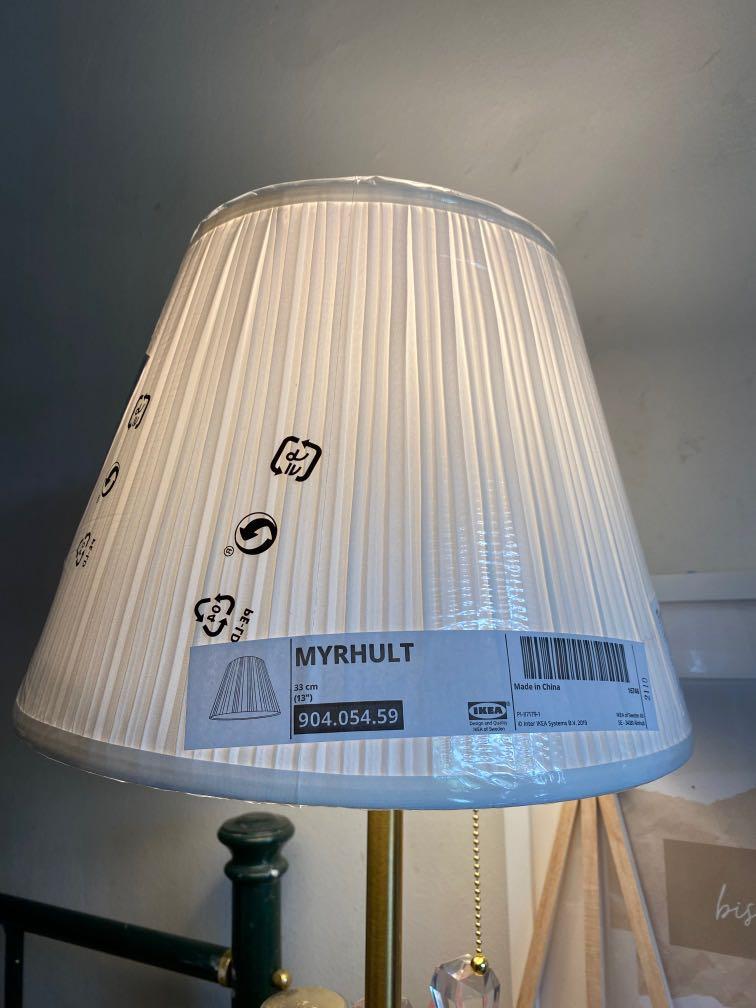 Lamp Shade Ikea Myrhult Furniture Home Living Lighting Fans On Carou Lamp Shade Ikea Myrhult Furniture, Ikea Rose Gold Bedside Lamp