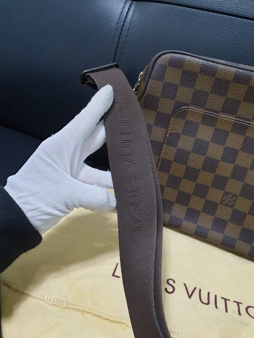 tas sling-bag Louis Vuitton Damier Ebene Olav PM Messenger Sling Bag