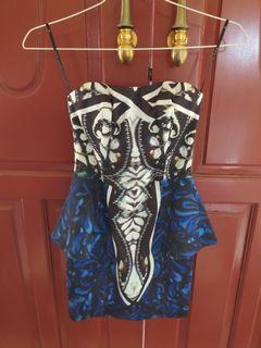 Love Bonito Abstrac Tube Dress