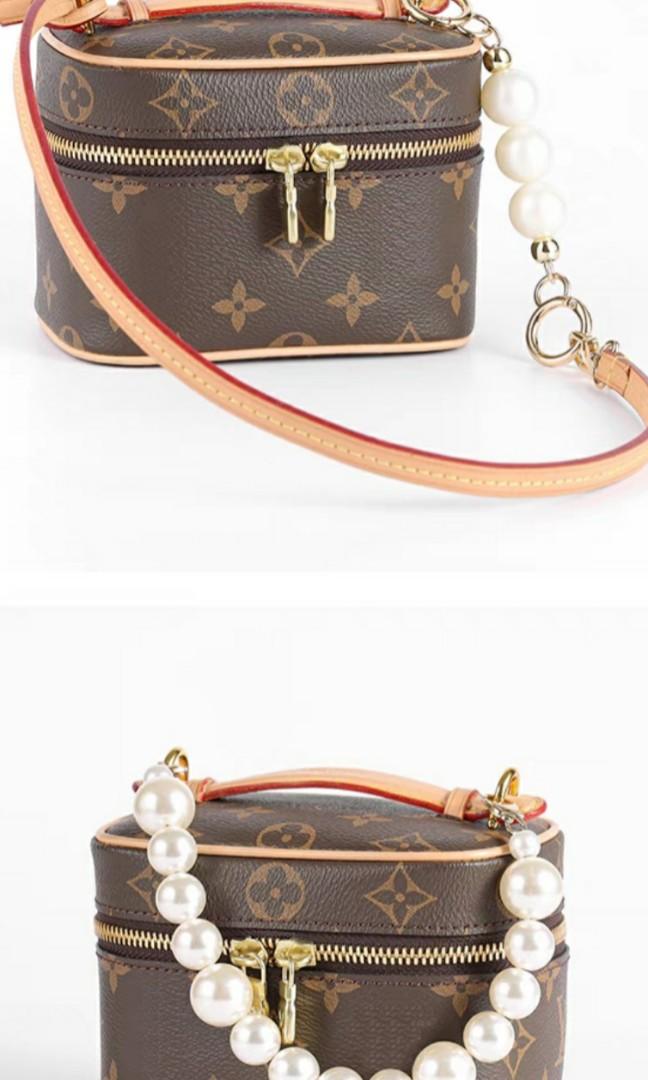 Qoo10 - NICE LV NANO MINI Horseshoe Rings D Rings Chain Sling Leather Strap  Co : Bag & Wallet