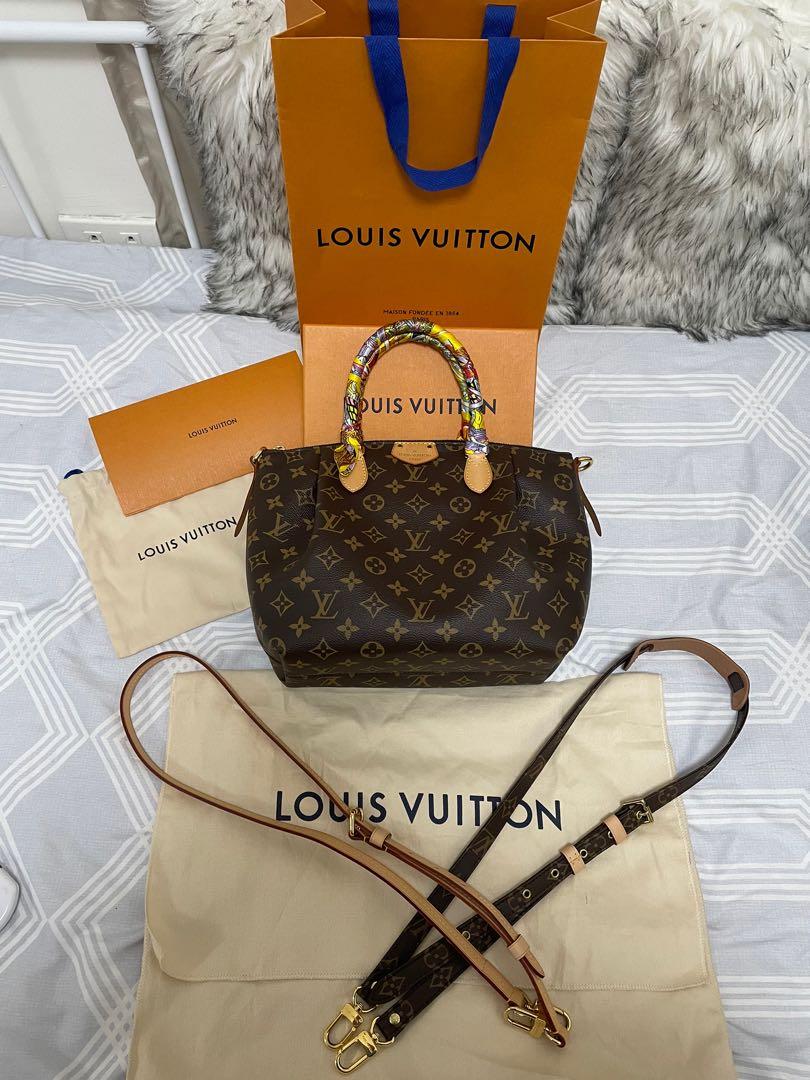 Authentic Louis Vuitton Turenne PM Monogram M48813 Zipper Tooth Broken Bag  LD406