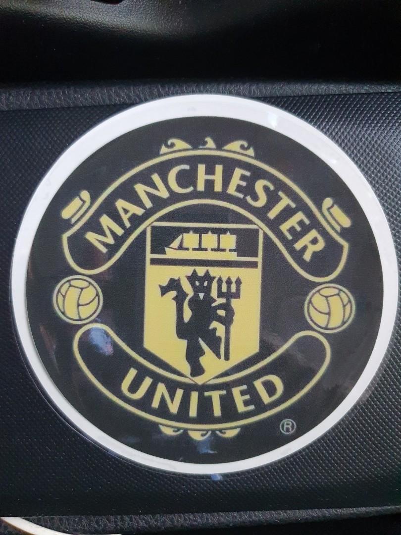 Manchester United car decal, Car Accessories, Accessories on Carousell