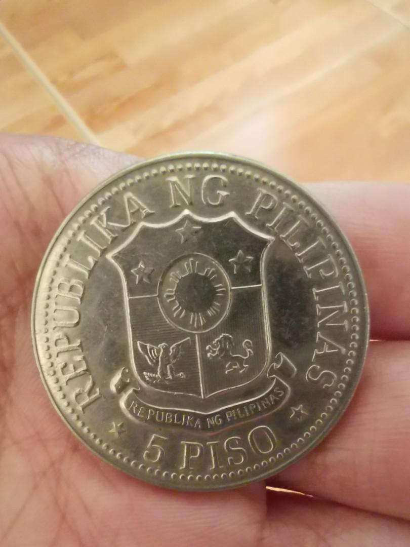 Marcos 5 peso Coin (Category: Currency) located in Manila. Submitted by ronzky19 (Listing ID 1094230948, Image 2). Description: Marcos 5 peso coins items at penafrancia st paco Manila.