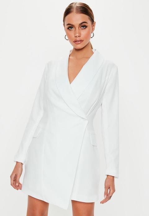 Missguided Asymmetric Blazer Dress