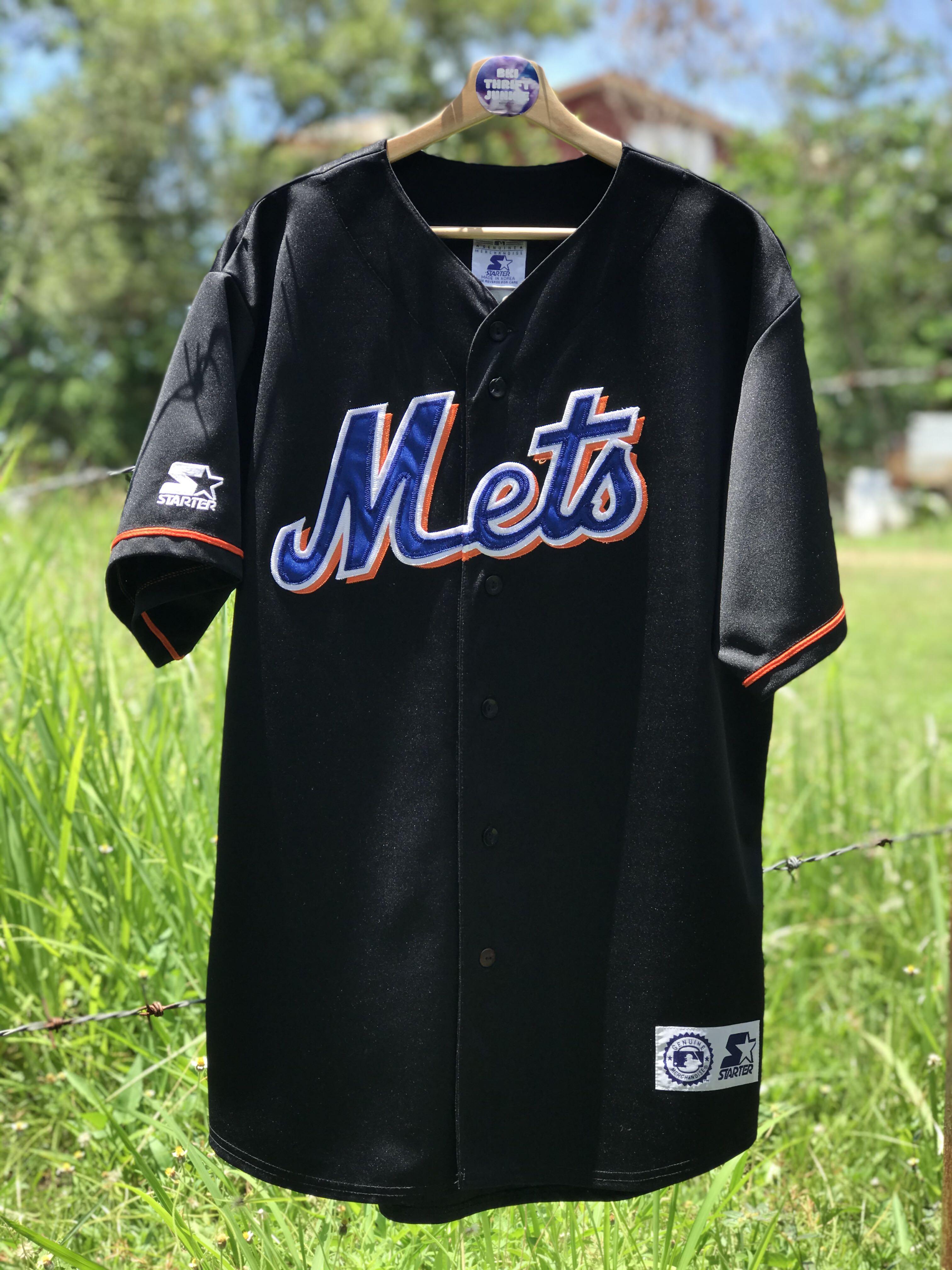 Black mets outlet baseball jersey