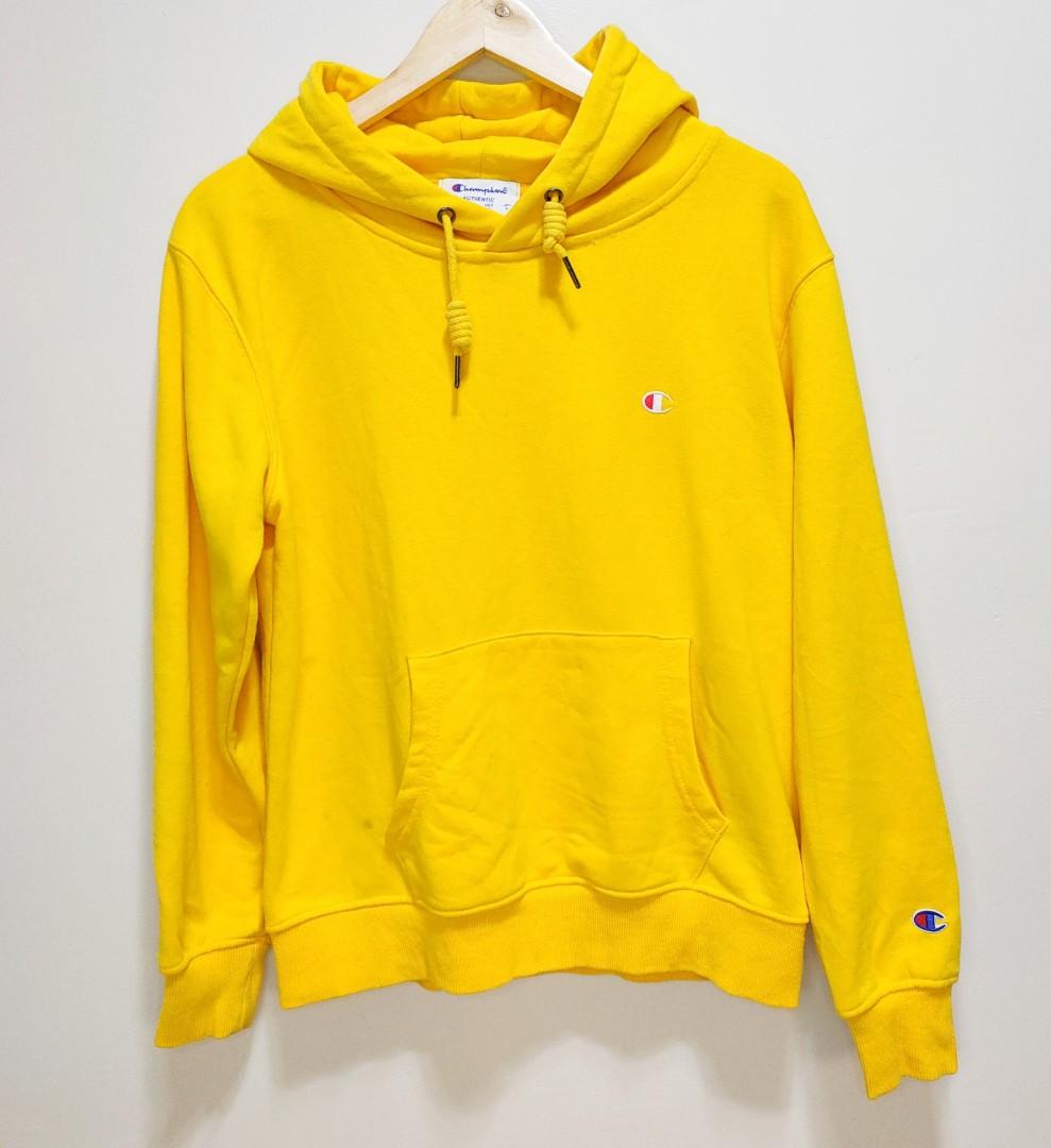 Neon yellow clearance champion sweatshirt