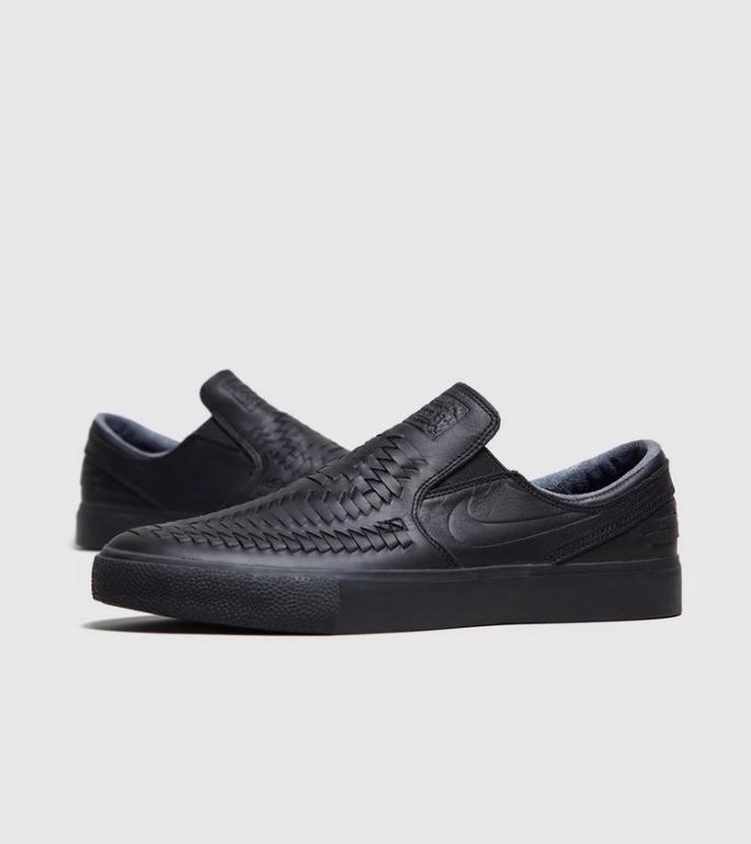 Nike slip on shop leather