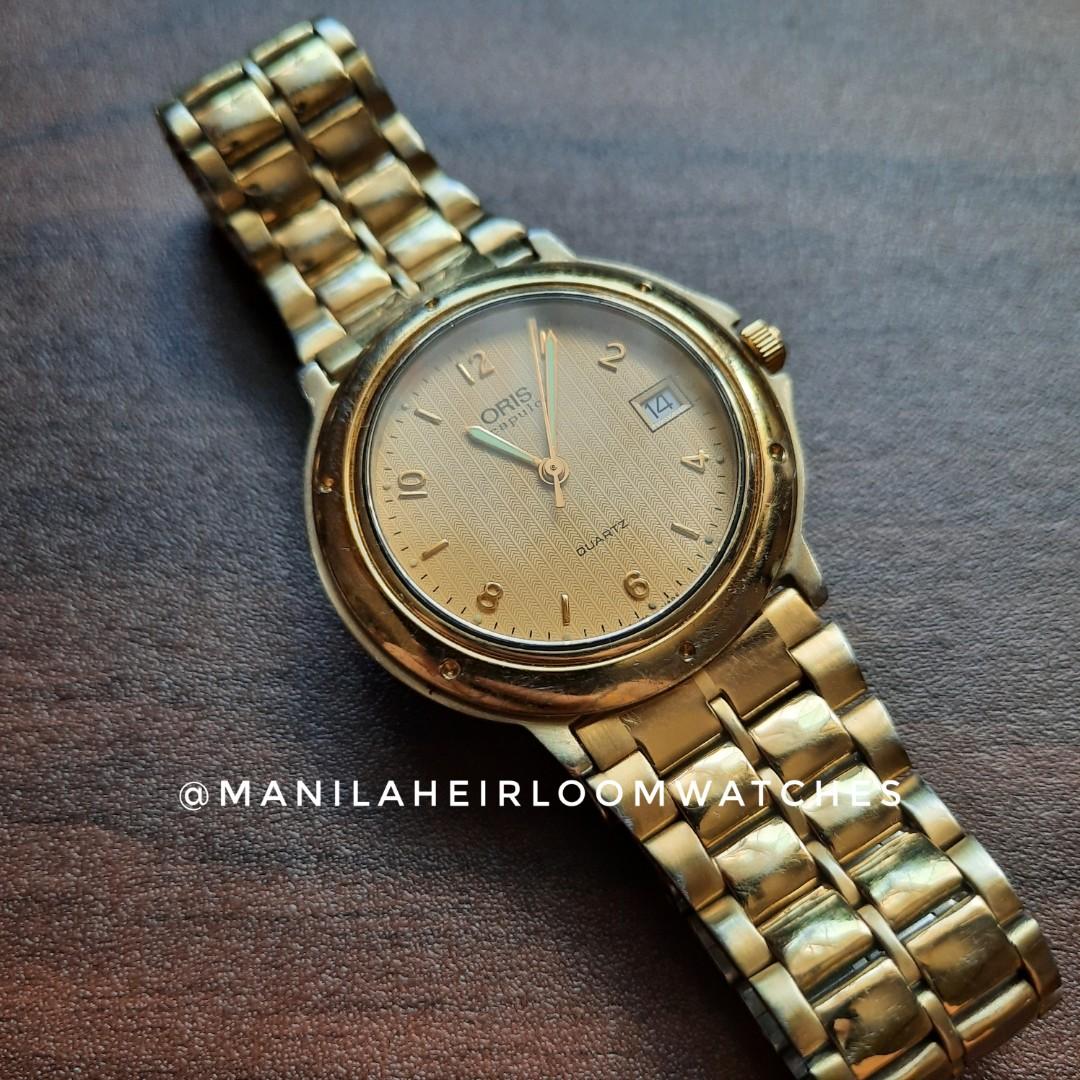 Montre Vintage Oris Acapulco - Noire Et Jaune, 7 Jewels - Pour Pièces Ou Collection