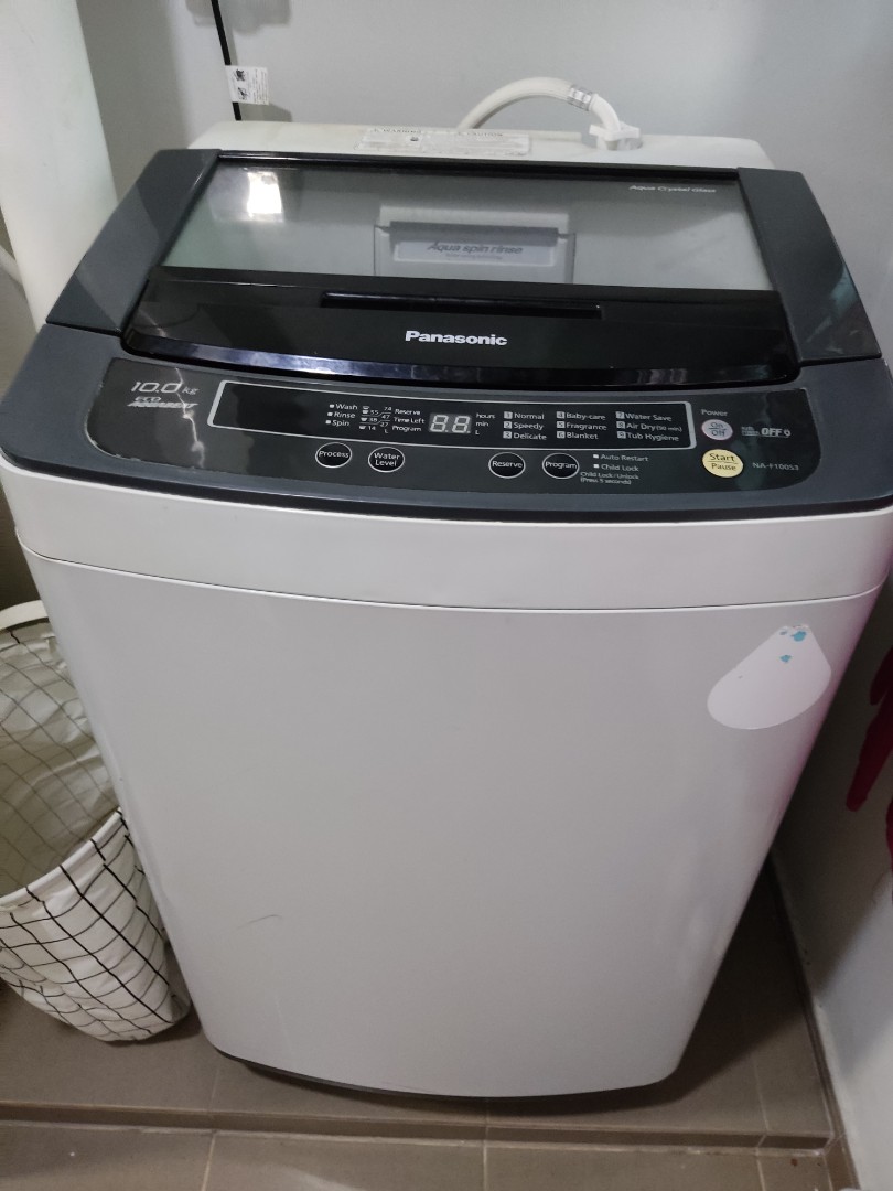 Panasonic 10kg Top load Washing Machine, TV & Home Appliances, Washing