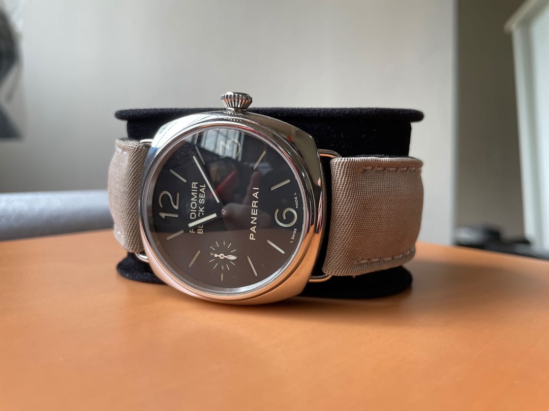 Price dropped Panerai Radiomir 183 J Series PAM183 with additional straps and authentic deployant