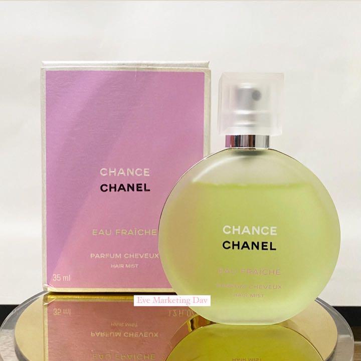 Partial Chanel Chance Eau Fraiche Hair Mist 35ml, Beauty & Personal Care,  Fragrance & Deodorants on Carousell