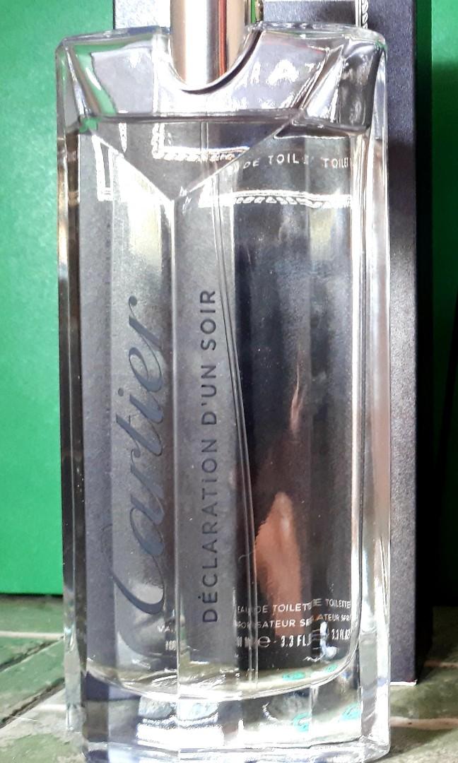 Perfume for Men Cartier Declaration D un Soir Beauty Personal Care Fragrance Deodorants on Carousell