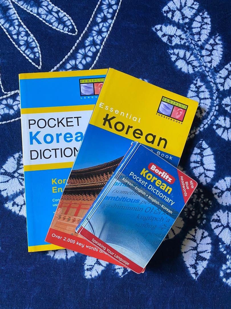Pocket Korean Dictionary, Hobbies & Toys, Books & Magazines, Travel