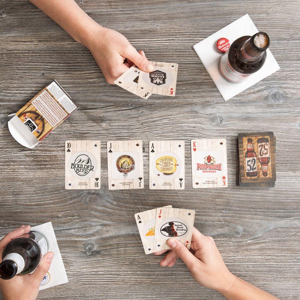 Bicycle craft 2025 beer playing cards