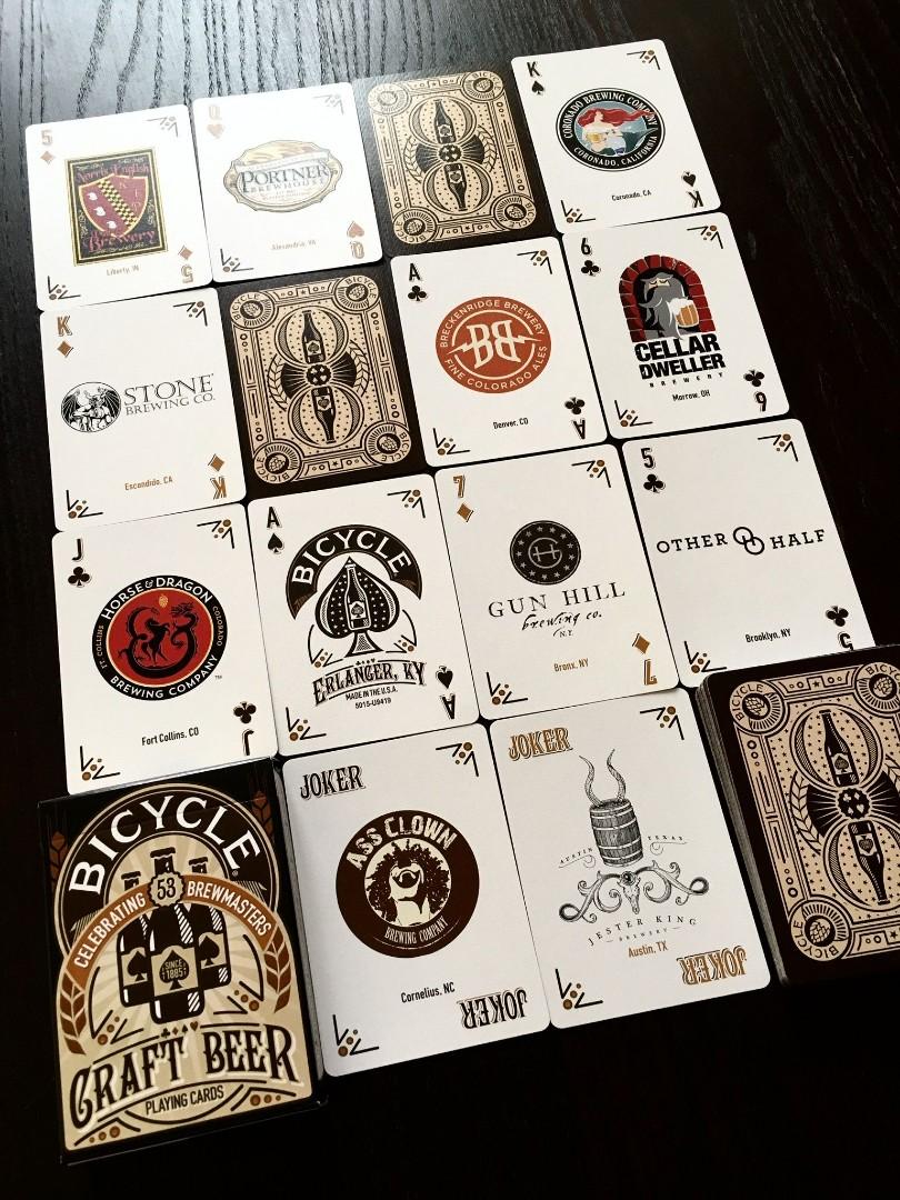 Bicycle craft beer clearance playing cards