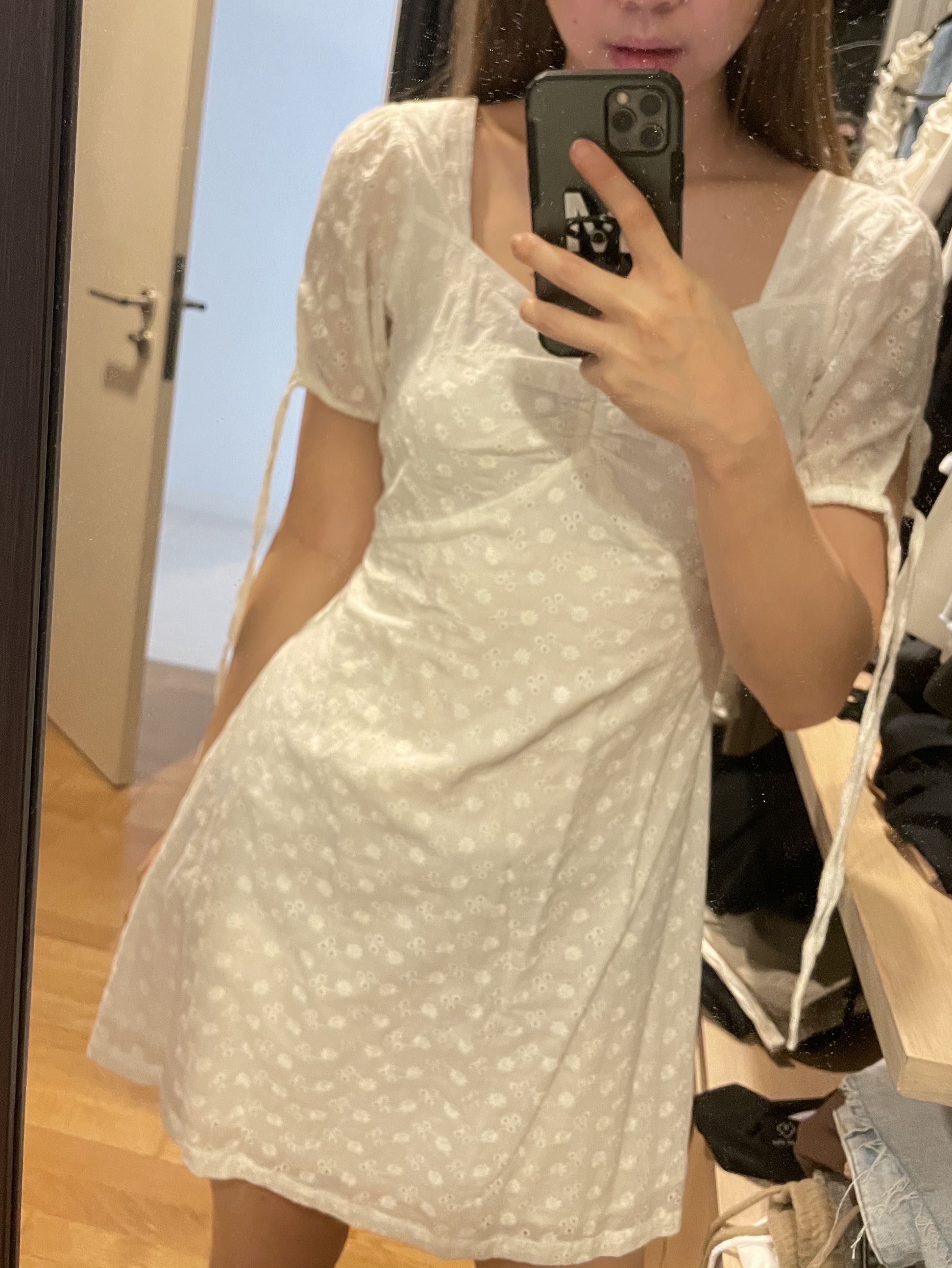 Pomelo fashion white dress Women s Fashion Muslimah Fashion