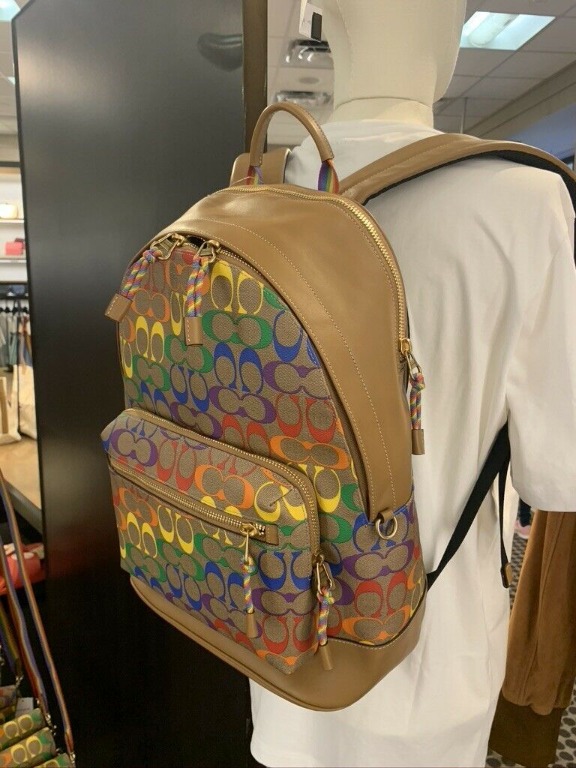 Coach deals backpack rainbow