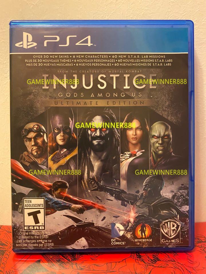 今日快閃價》（中古二手）PS4遊戲不義聯盟我們心中的神終極版INJUSTICE