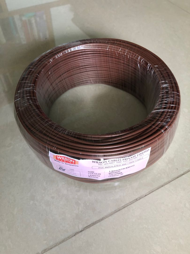 Pvc Insulated Cable Furniture Home Living Home Improvement Organisation Home Improvement Tools Accessories On Carousell