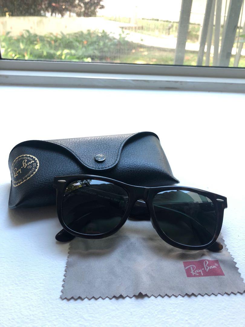 Rayban Wayfarer Made in Italy 80, Women's Fashion, Watches