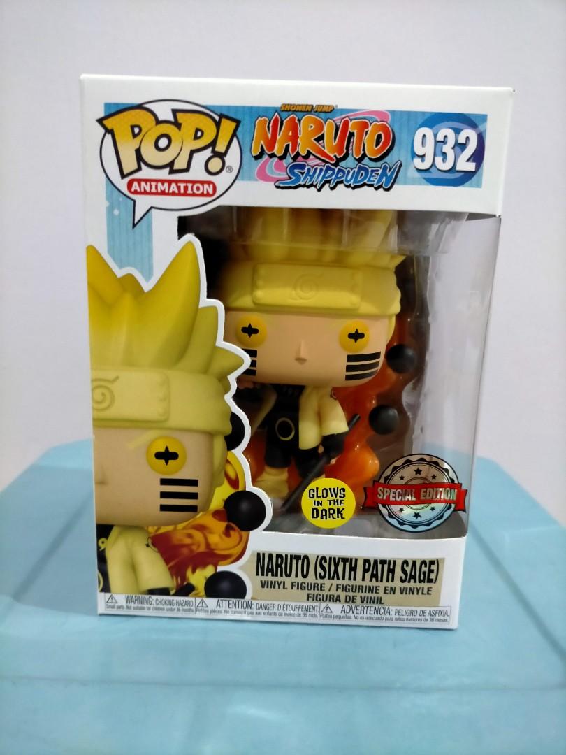 READY STOCK］Funko Pop! Animation: Naruto- Naruto Six Path Sage (GITD) #932,  Hobbies & Toys, Collectibles & Memorabilia, Fan Merchandise on Carousell