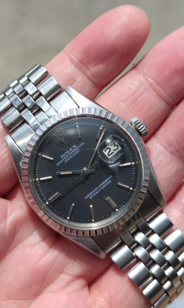 Rolex 1603 discount black dial