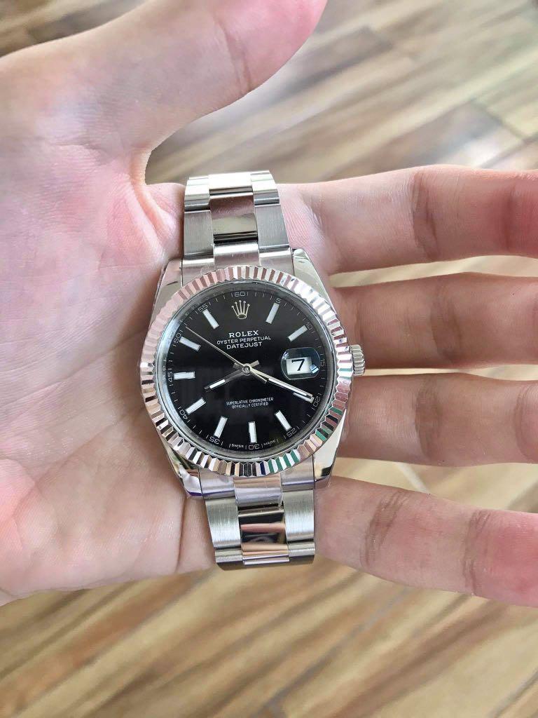 datejust 41 black face