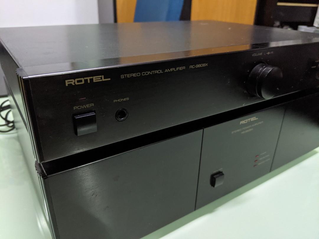 Rotel Power Amplifier (Sold As Set), Audio, Soundbars, Speakers