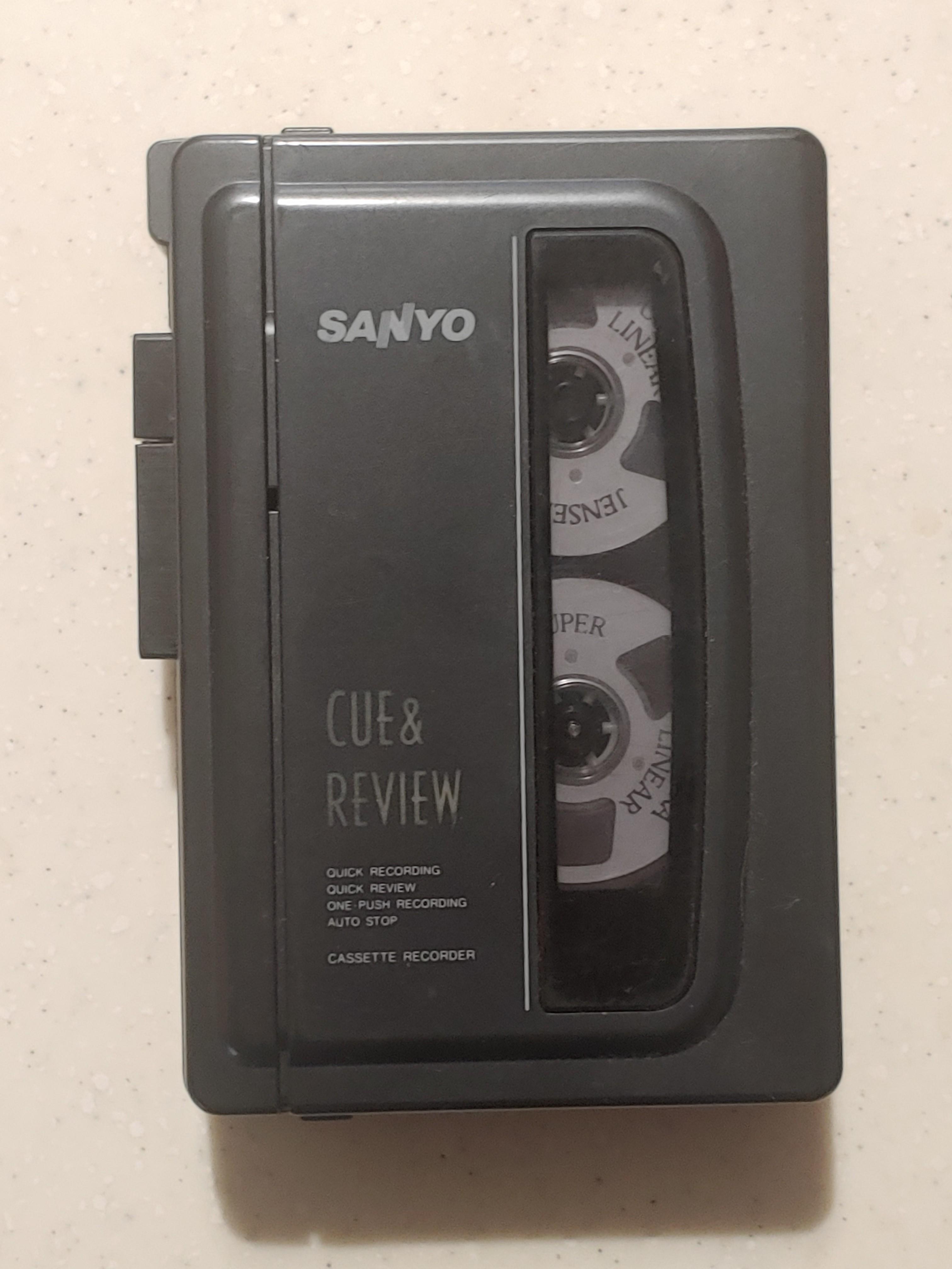 WALKMAN SANYO TRC 1550 Cassette Player Vintage Baladeur Très Bon État