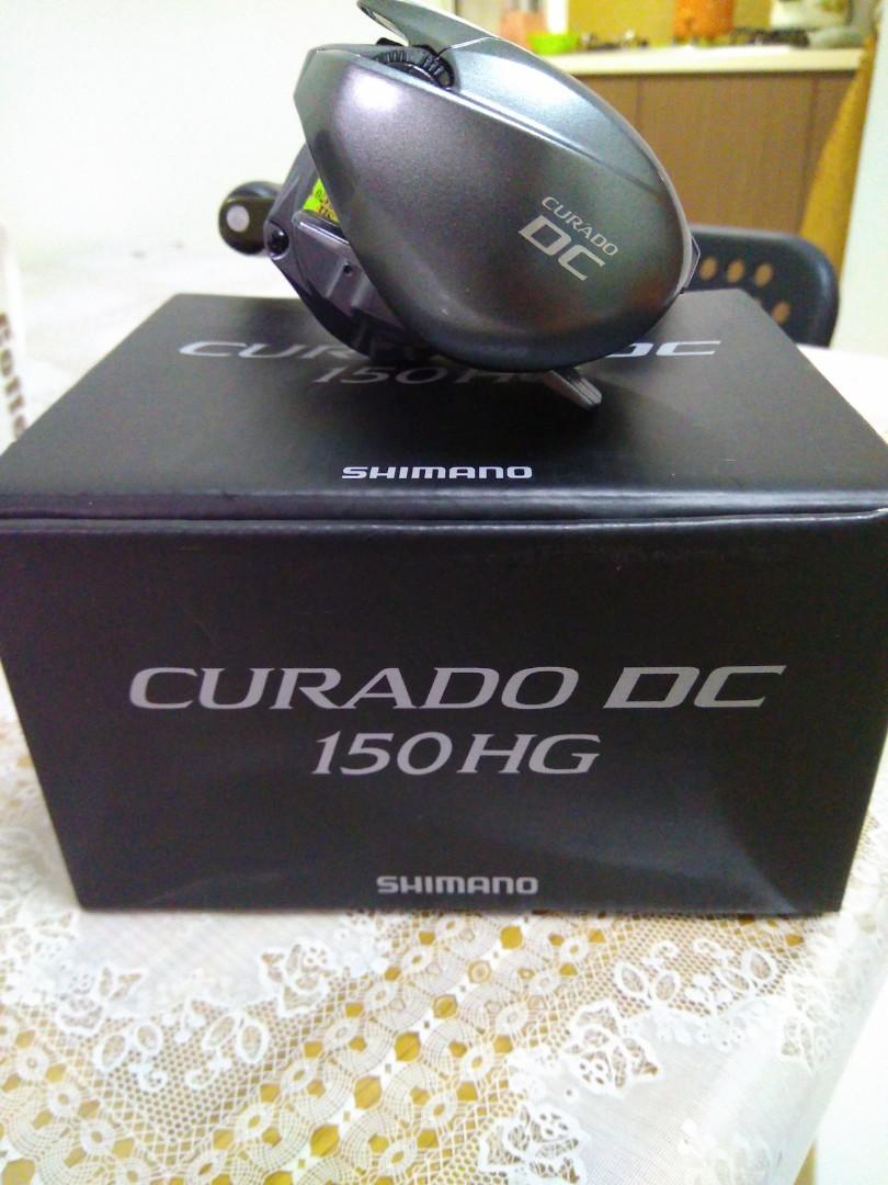 Shimano reel Curado DC 150hg right handed., Sports Equipment, Fishing on  Carousell