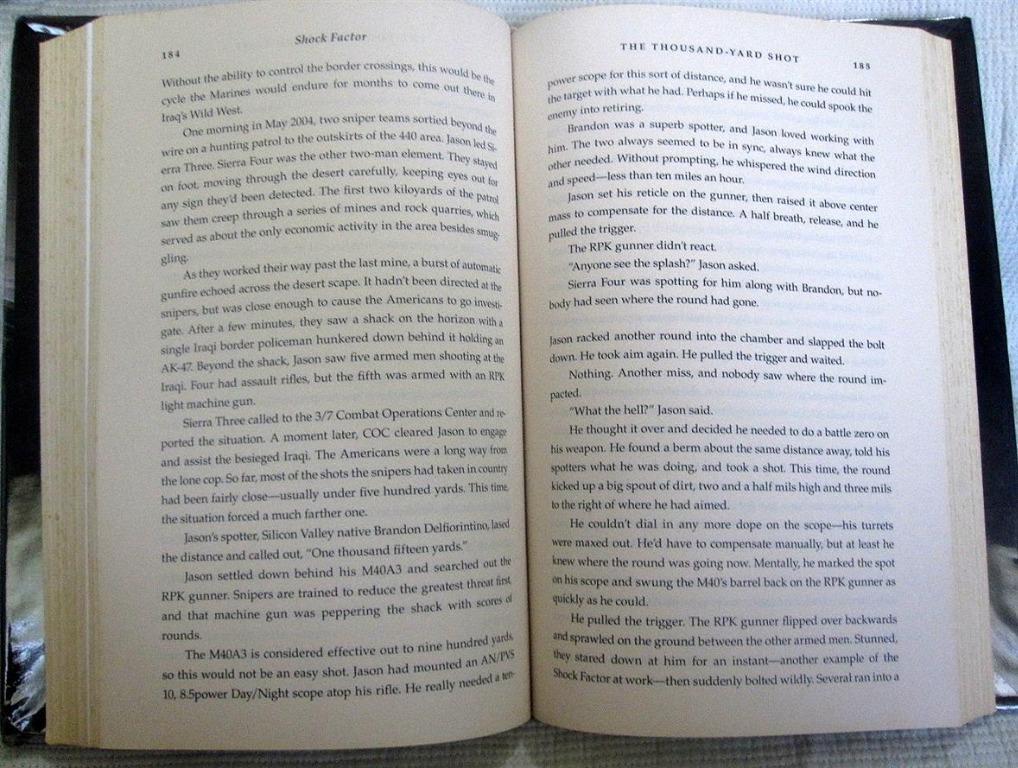 Shock Factor American Snipers in the War on Terror (Category: Storybooks) located in Mandaue City. Submitted by oddball84 (Listing ID 1094168493, Image 2). Description: "Retired Marine sniper Jack Coughlin (Shooter) and John Bruning pull back the curtain of secrecy to take an insider's look at the dark and misunderstood world of America's sniper force. Long considered the redheaded stepchildren of the infantry, snipers have been loathed by their 