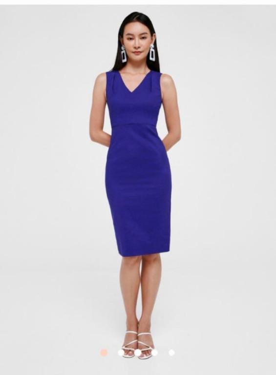 shyla foldover midi dress women s fashion dresses sets dresses on carousell