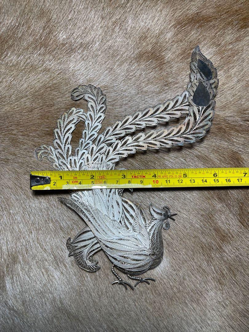 SILVER FILIGREE SARIMANOK (Category: Wall Decor) located in Marikina City. Submitted by sam_illano (Listing ID 1094303691, Image 1). Description: 92.5 Silver Filigree Sarimanok in perfect condition Length - 6” x height - 9” Price is P9,500 + SF Marikina area, thank you!.