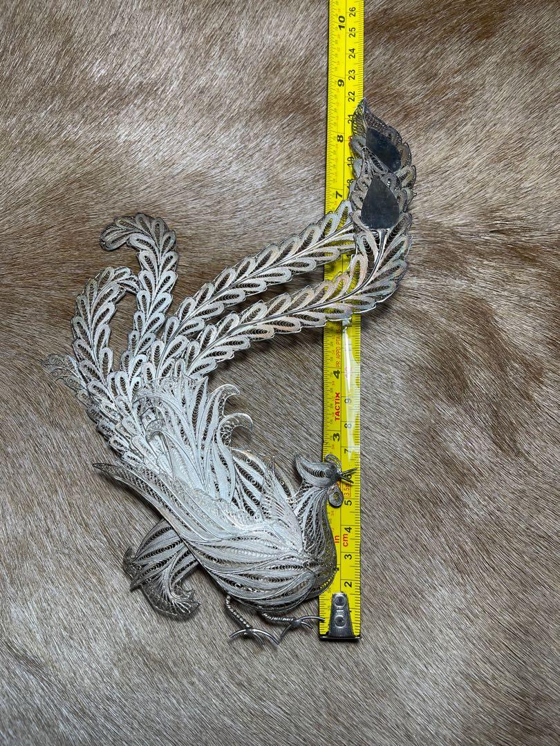 SILVER FILIGREE SARIMANOK (Category: Wall Decor) located in Marikina City. Submitted by sam_illano (Listing ID 1094303691, Image 2). Description: 92.5 Silver Filigree Sarimanok in perfect condition Length - 6” x height - 9” Price is P9,500 + SF Marikina area, thank you!.