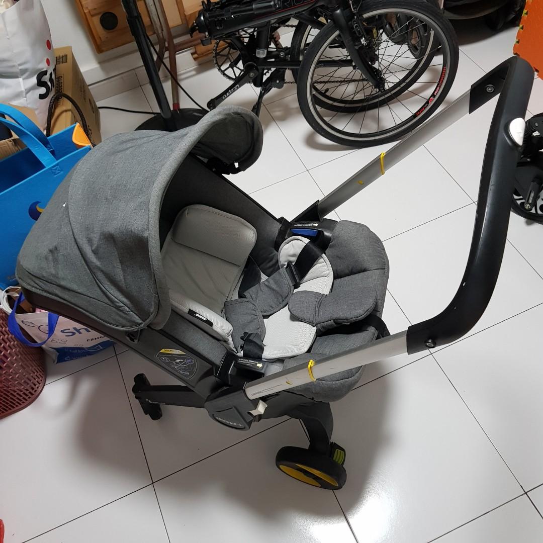 Storm Grey Doona Stroller cum Car Seat, Babies & Kids, Going Out