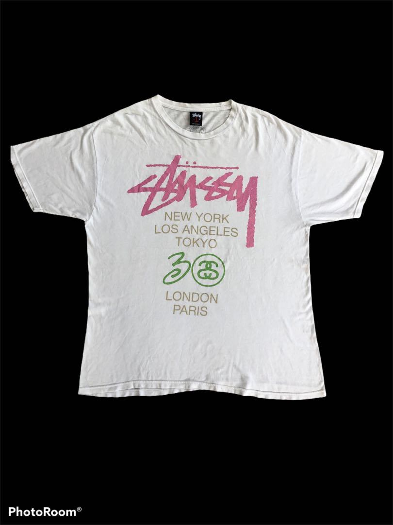 STUSSY LOCAL COLOR TEE L SIZE - Tシャツ
