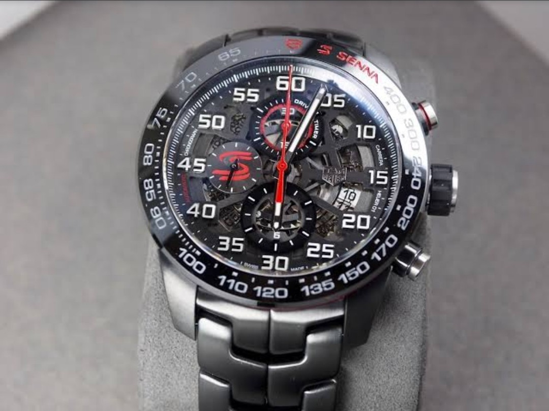 Tag heuer carrera calibre top heuer 01 senna special edition