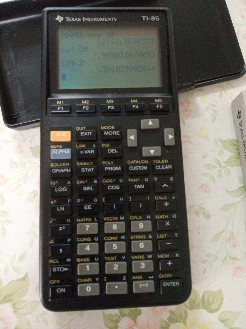Texas Instruments TI 85, 攝影器材, 攝錄機 Carousell