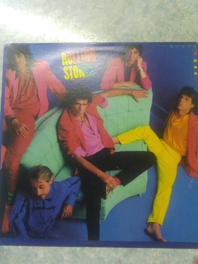 The Rolling Stones Dirty Work Lp 黑膠唱歌 音樂樂器 配件 Cd S Dvd S Other Media Carousell