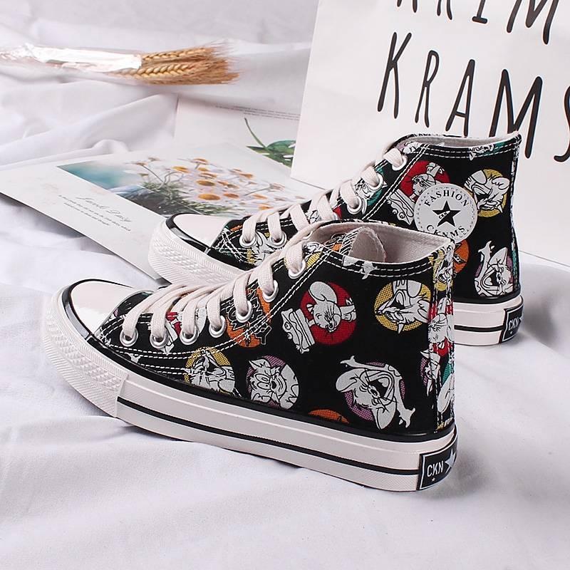 TOM JERRY High cut Korean Style Shoes Women s Fashion