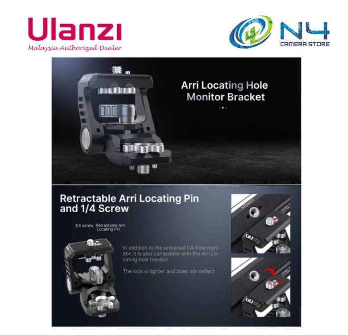 Ulanzi UURig R059 Arri Locating Hole Monitor Bracket Arri Monitor Mount