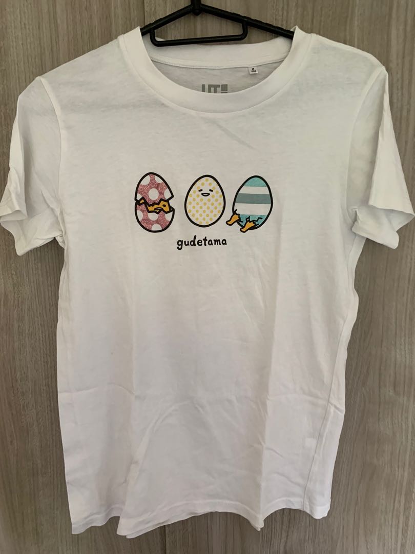 Uniqlo Sanrio gudetama tshirt, Women's Fashion, Tops, Shirts on Carousell