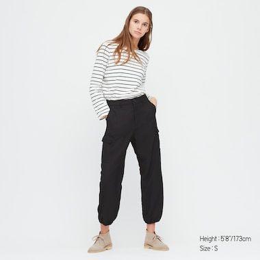 Uniqlo U Women s Loose Fit Cargo Jogger Pants Women s Fashion Bottoms Other Bottoms on Carousell